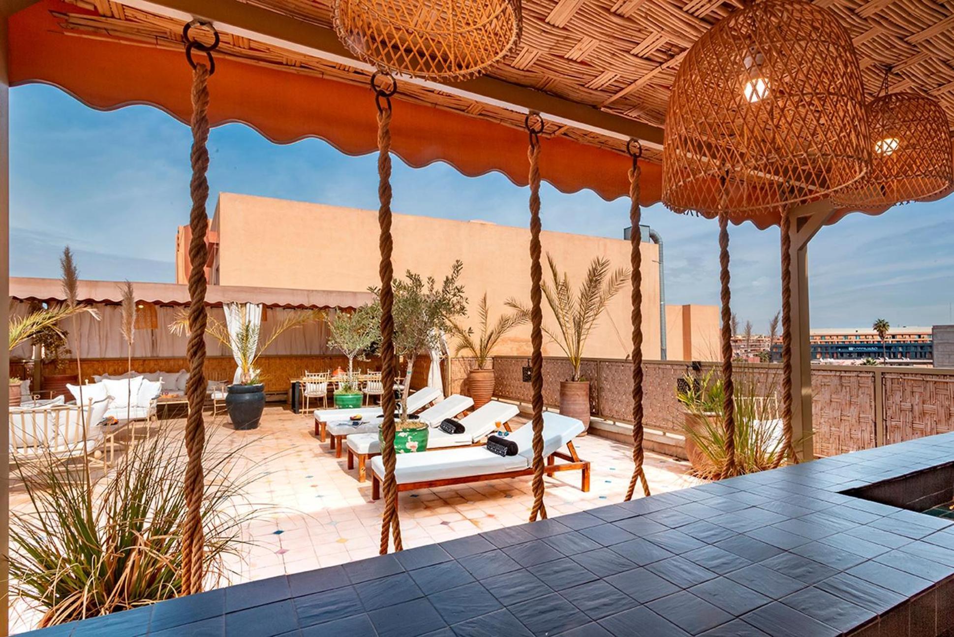 Les Tanneurs Penthouse Marrakech Apartment Marrakesh Bagian luar foto