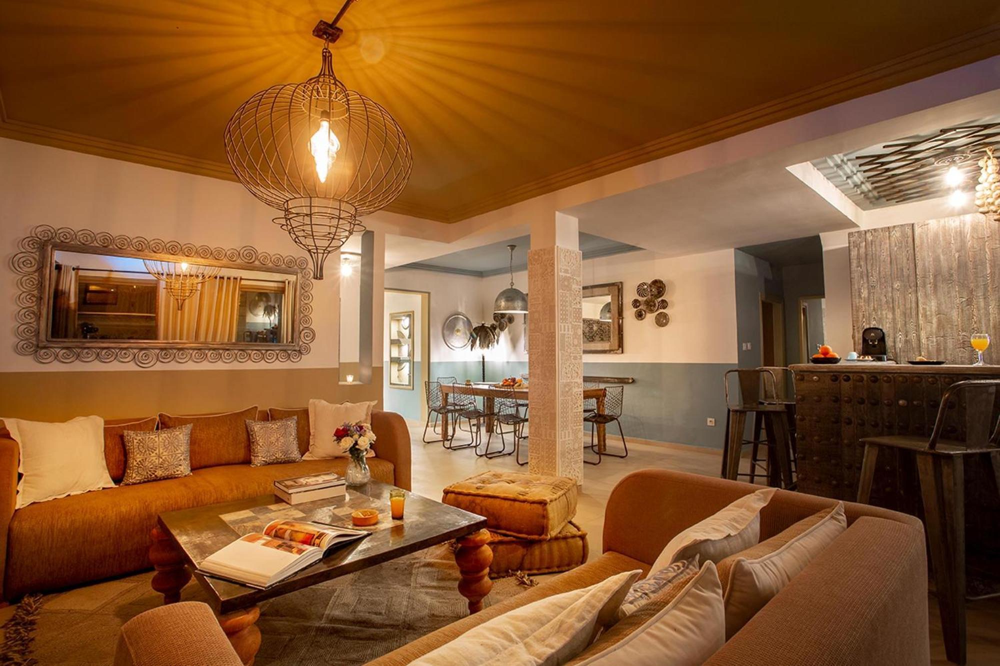 Les Tanneurs Penthouse Marrakech Apartment Marrakesh Bagian luar foto