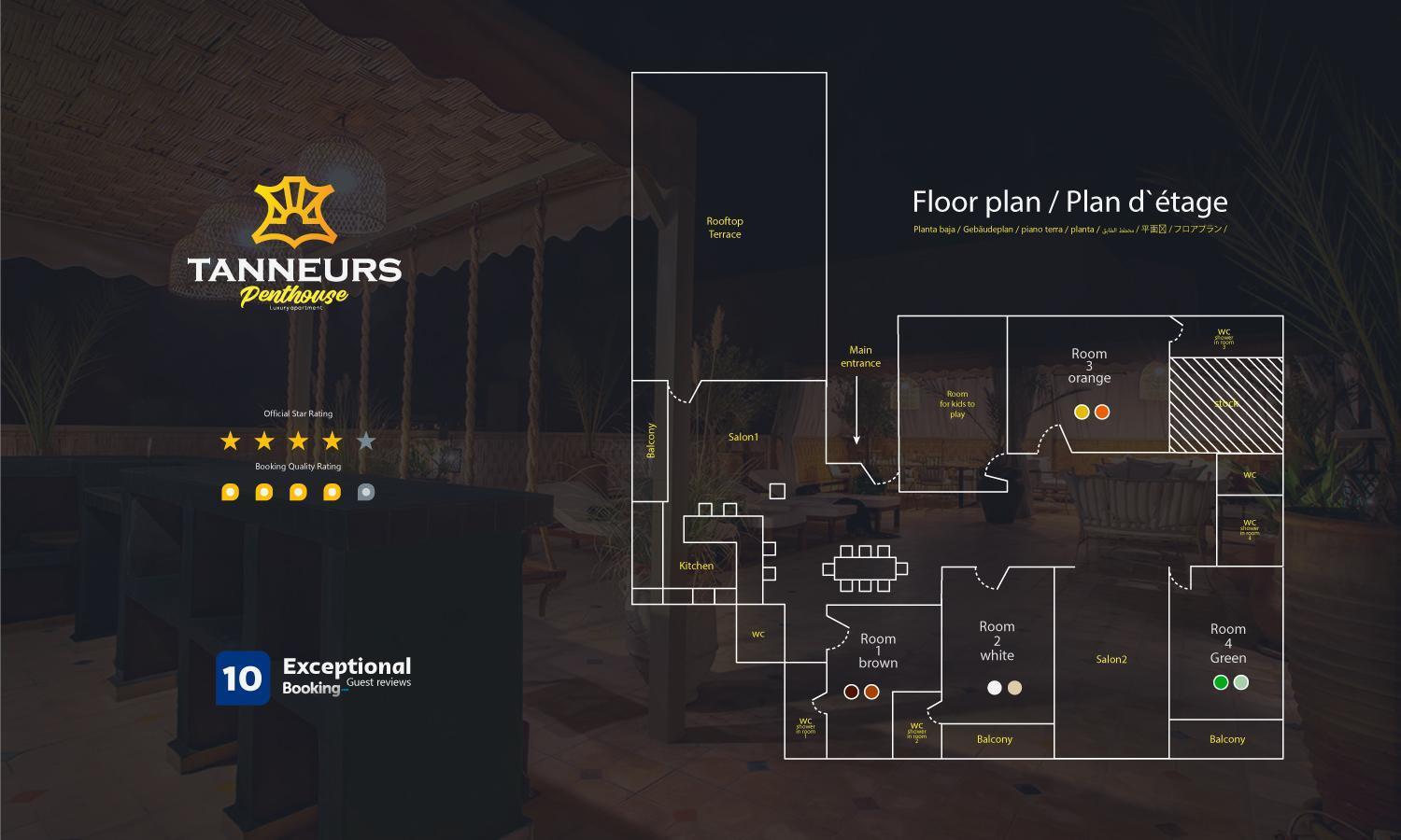 Les Tanneurs Penthouse Marrakech Apartment Marrakesh Bagian luar foto