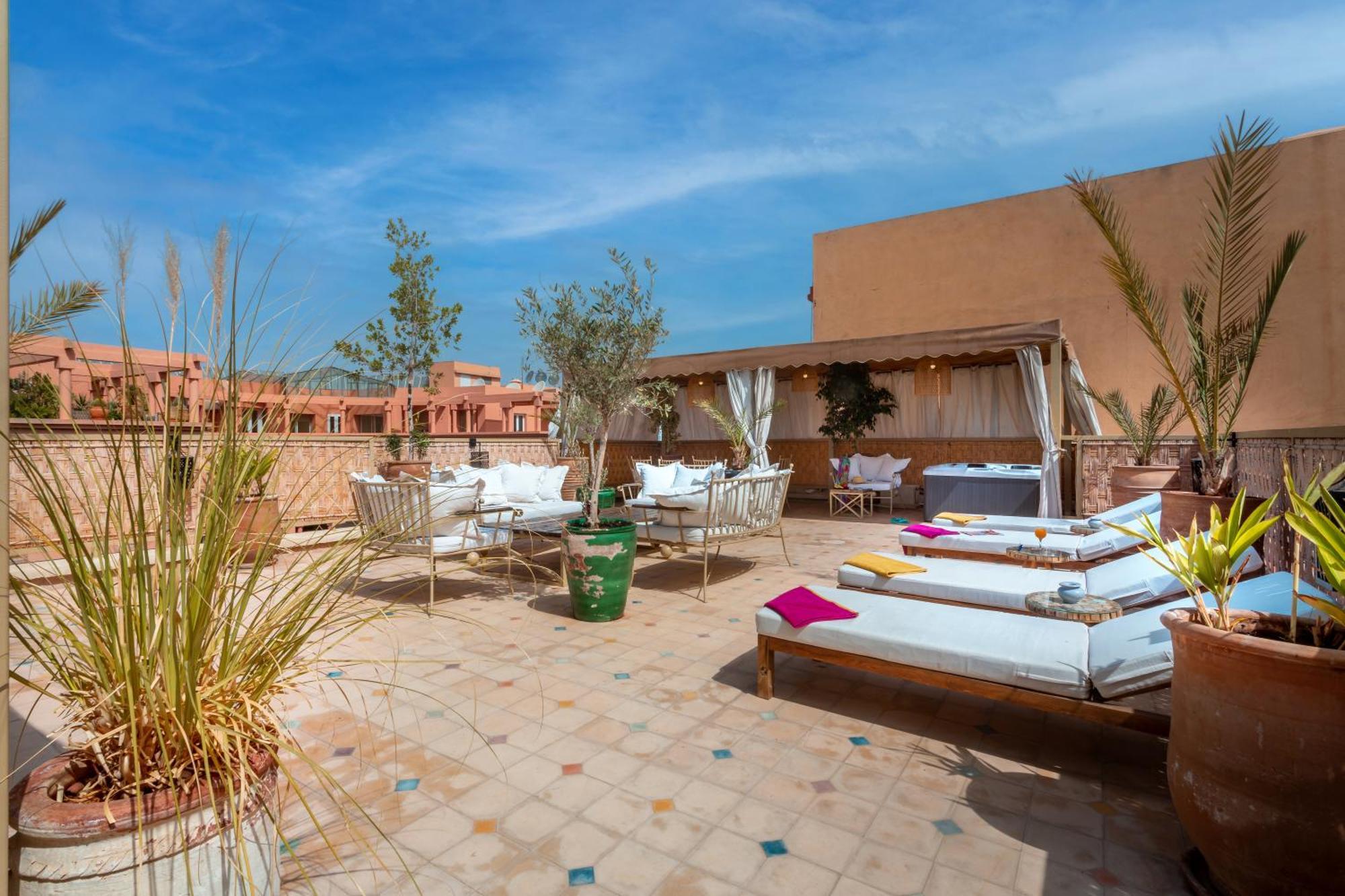Les Tanneurs Penthouse Marrakech Apartment Marrakesh Bagian luar foto